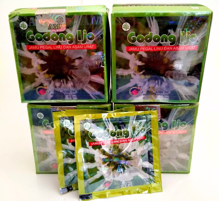 Godong Ijo Capsules For Gout,Chronic Rheumatism, Cholesterol
