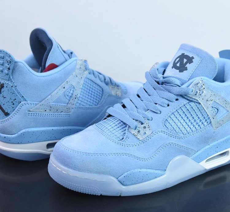 Jordan 4 Retro UNC University Blue Cool Grey Black