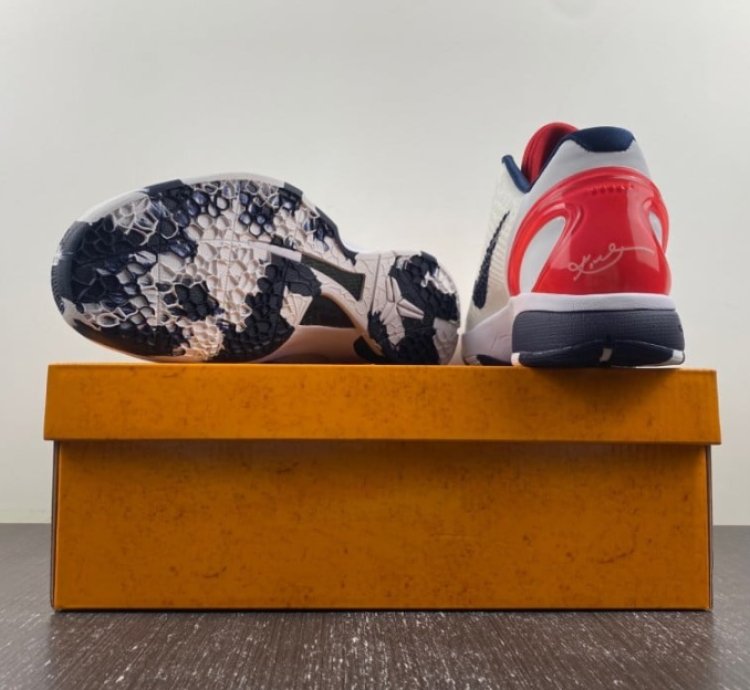 Nike Kobe 6 Protro Team USA White Red Navy