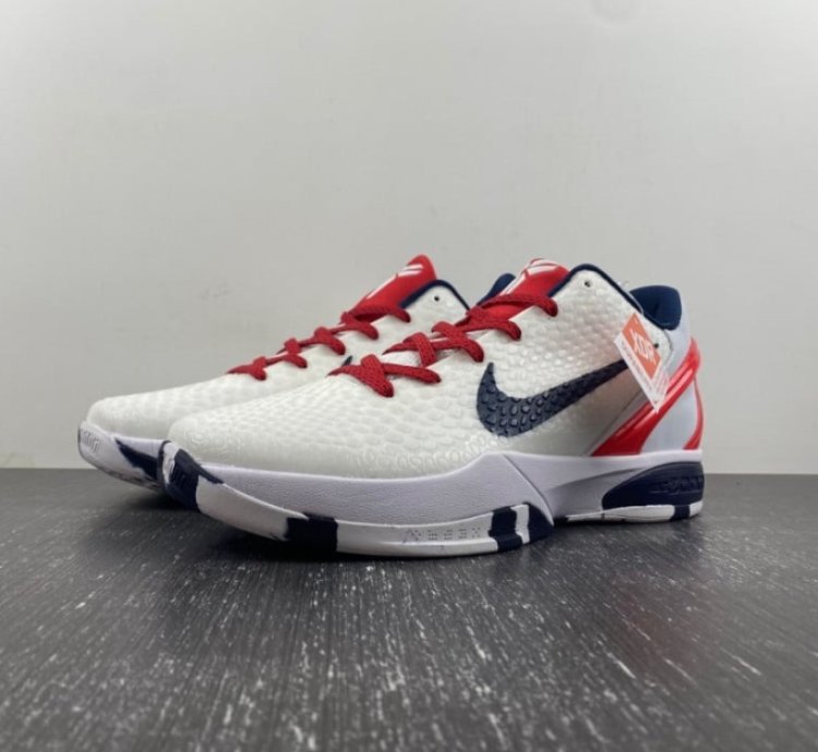 Nike Kobe 6 Protro Team USA White Red Navy