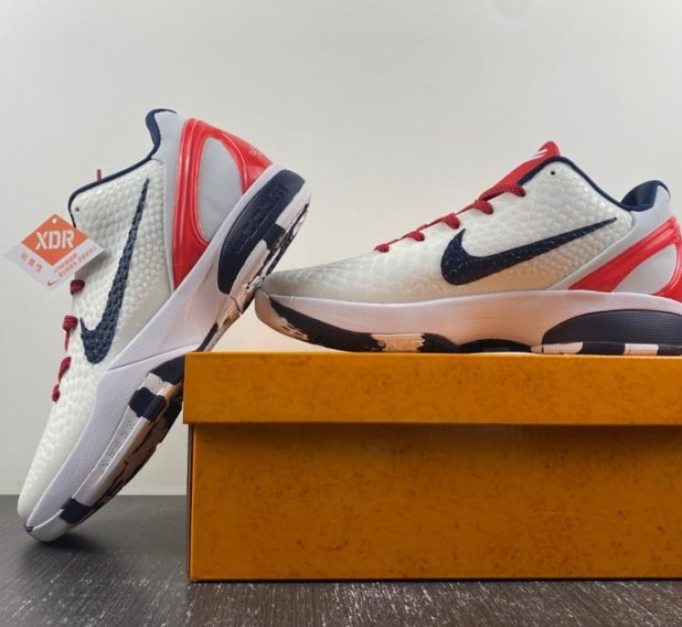 Nike Kobe 6 Protro Team USA White Red Navy