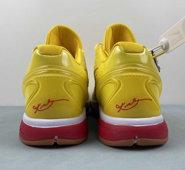 Kobe 6 Protro SpongeBob Kay Yow White Yellow