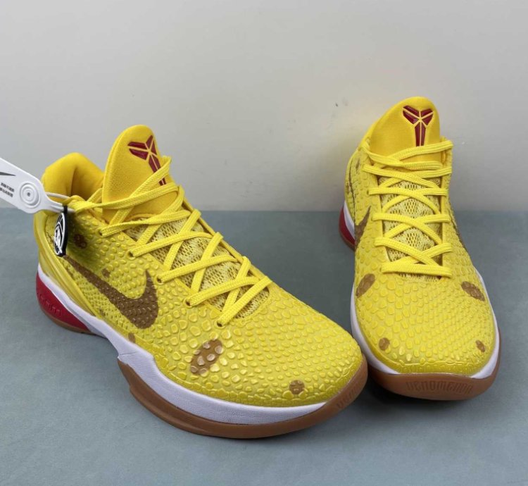 Kobe 6 Protro SpongeBob Kay Yow White Yellow