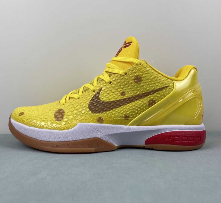Kobe 6 Protro SpongeBob Kay Yow White Yellow