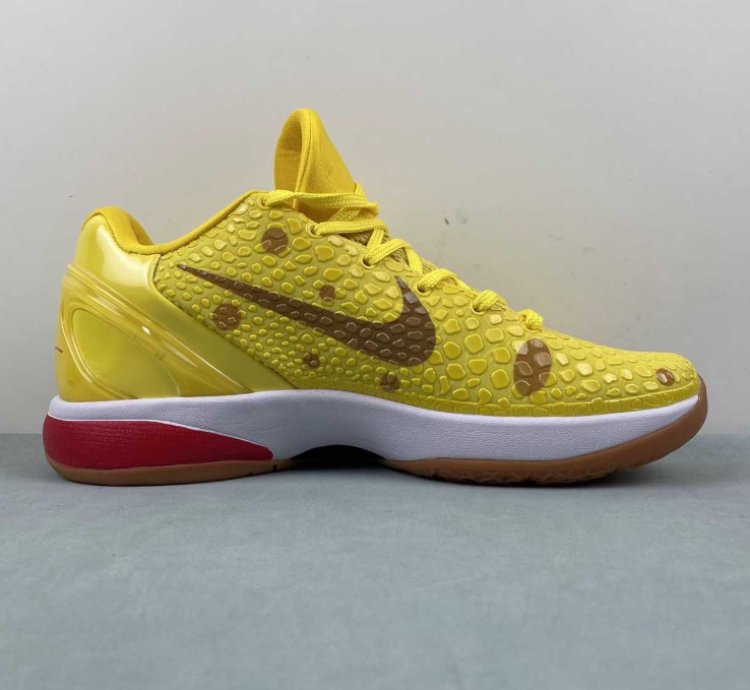 Kobe 6 Protro SpongeBob Kay Yow White Yellow