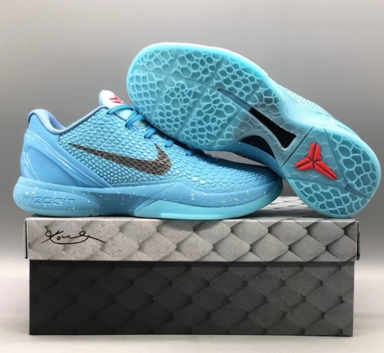 Nike Kobe 6 Protro Ice Grinch Blue Sneakers