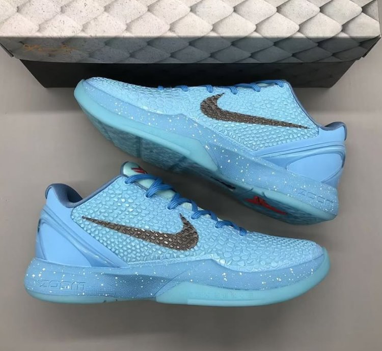 Nike Kobe 6 Protro Ice Grinch Blue Sneakers