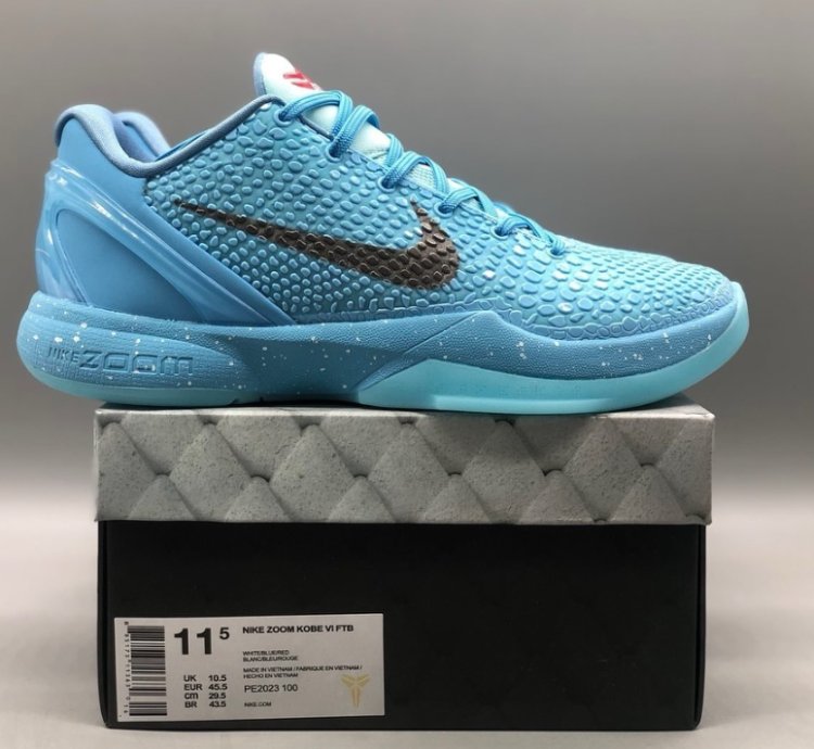 Nike Kobe 6 Protro Ice Grinch Blue Sneakers