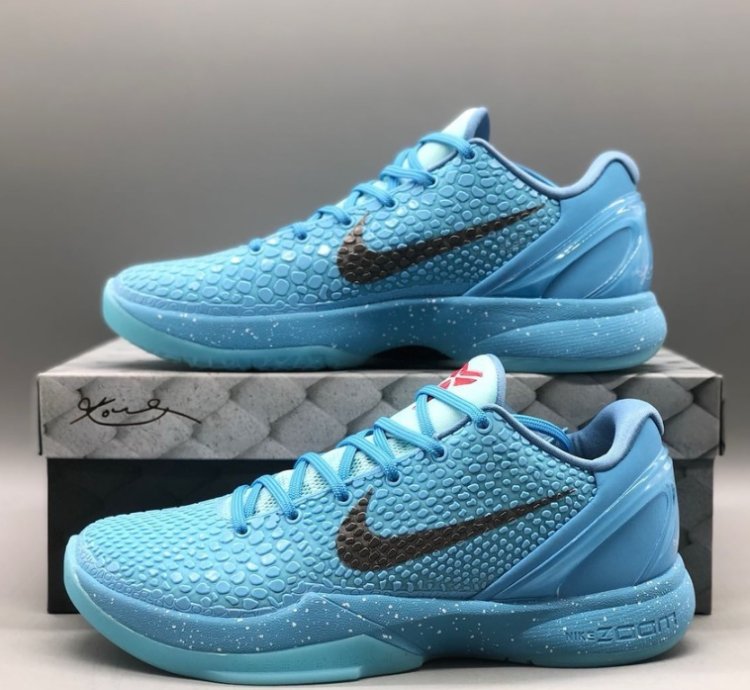 Nike Kobe 6 Protro Ice Grinch Blue Sneakers