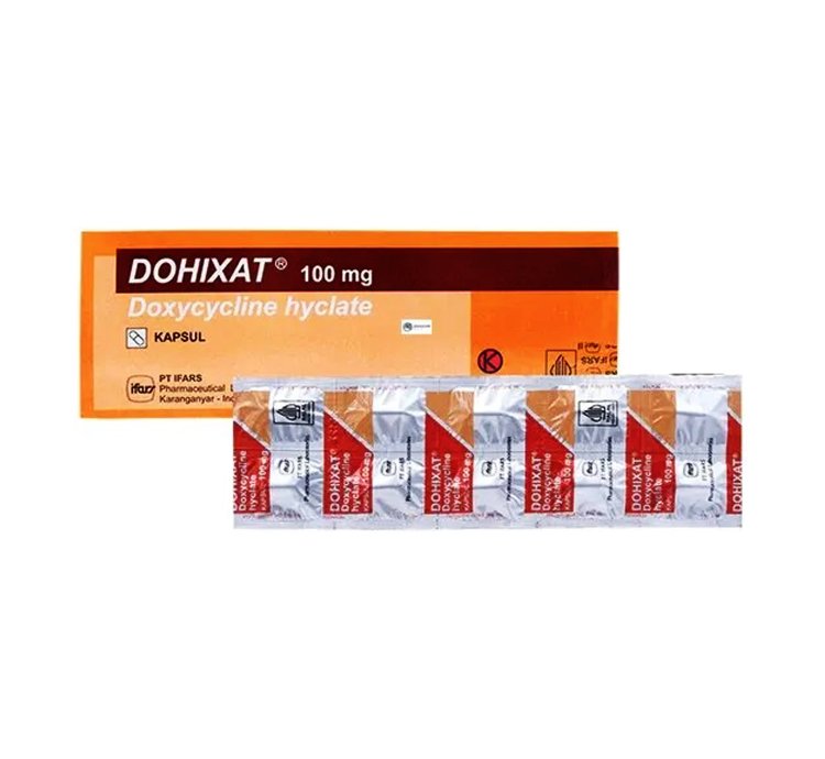 Dohixat 100 mg, Doxycycline Hyclate used to Treat Bronchitis