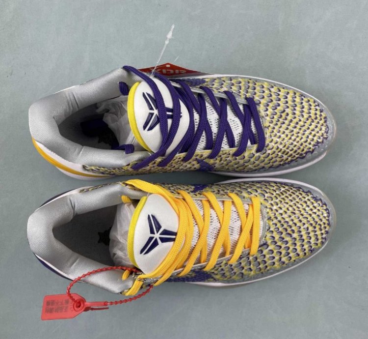 Nike Zoom Kobe 6 Protro 3D Lakers Purple Yellow