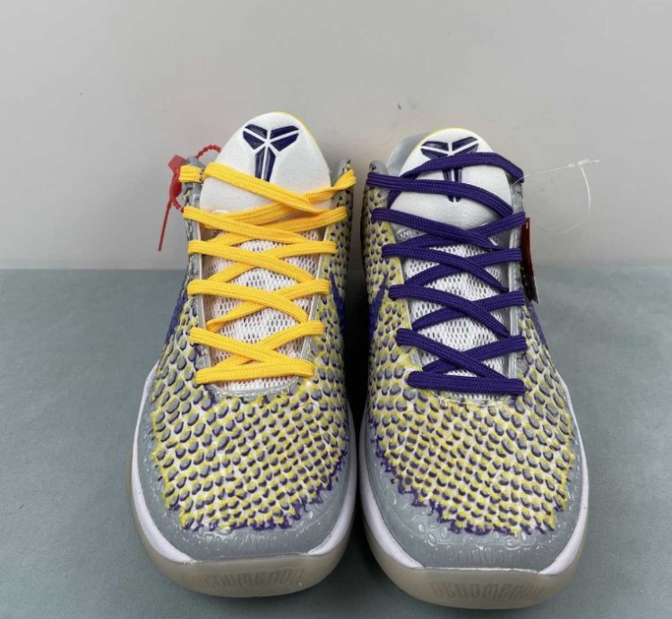 Nike Zoom Kobe 6 Protro 3D Lakers Purple Yellow