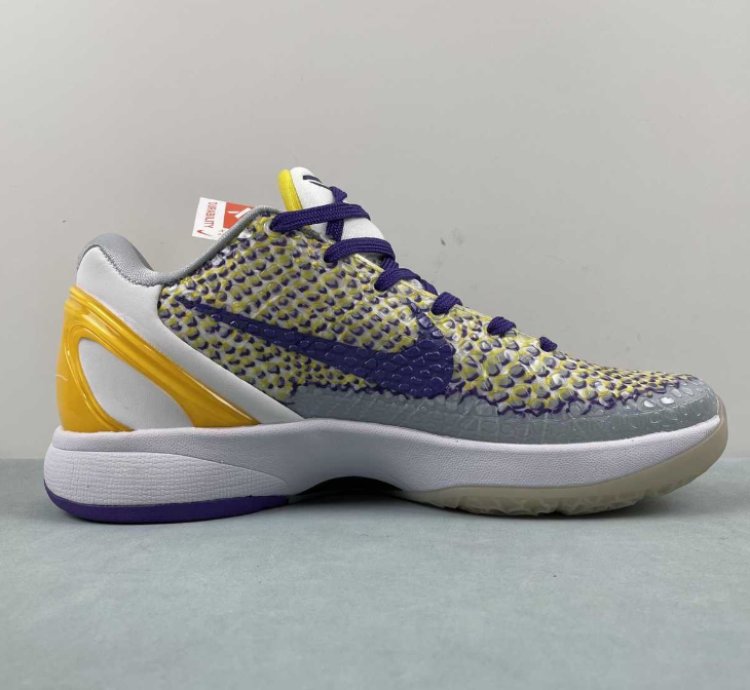Nike Zoom Kobe 6 Protro 3D Lakers Purple Yellow