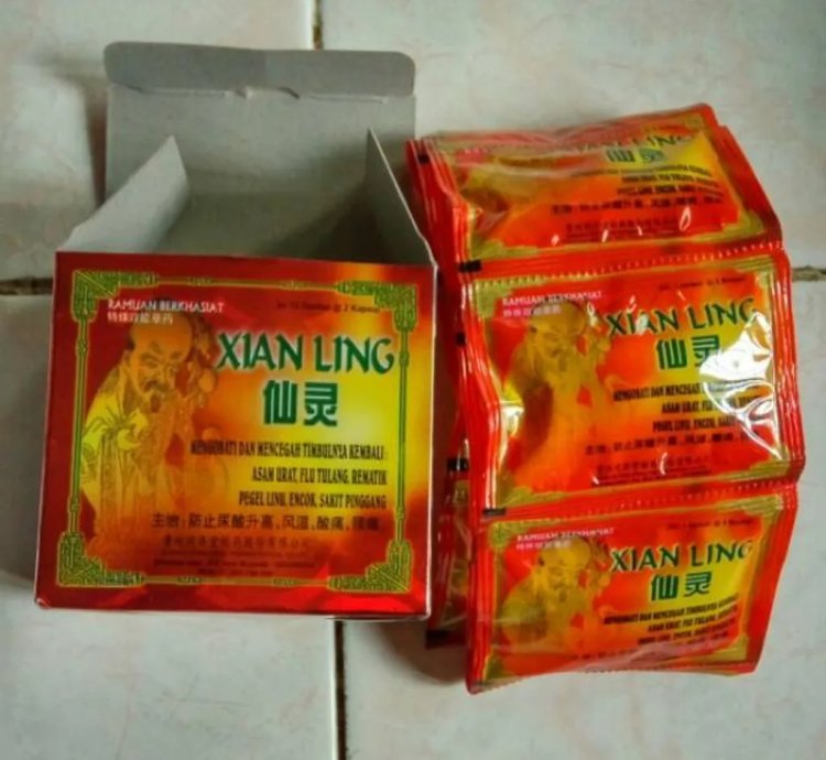 Xian Ling Herbs Rheumatismm Ghoutt Arthritiss Original 1 BOX
