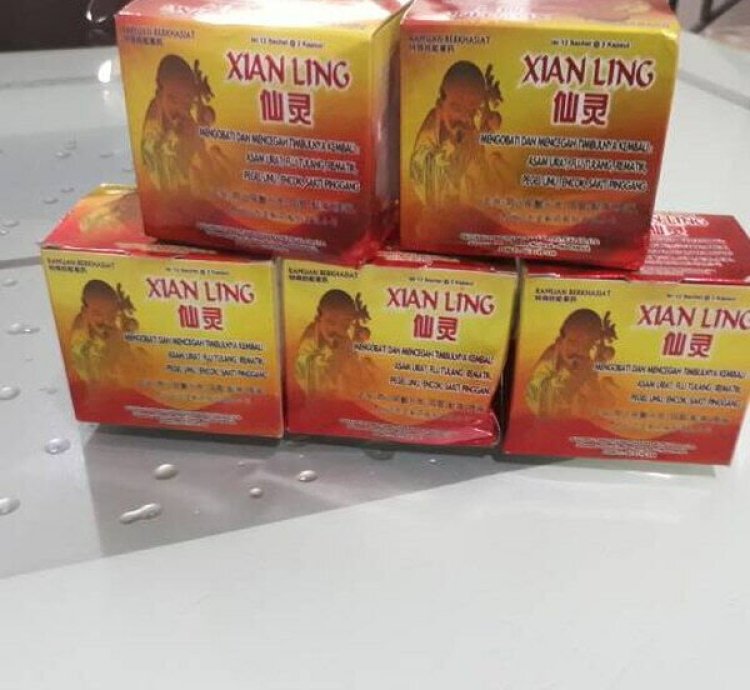 Xian Ling Herbs Rheumatismm Ghoutt Arthritiss Original 3 BOX