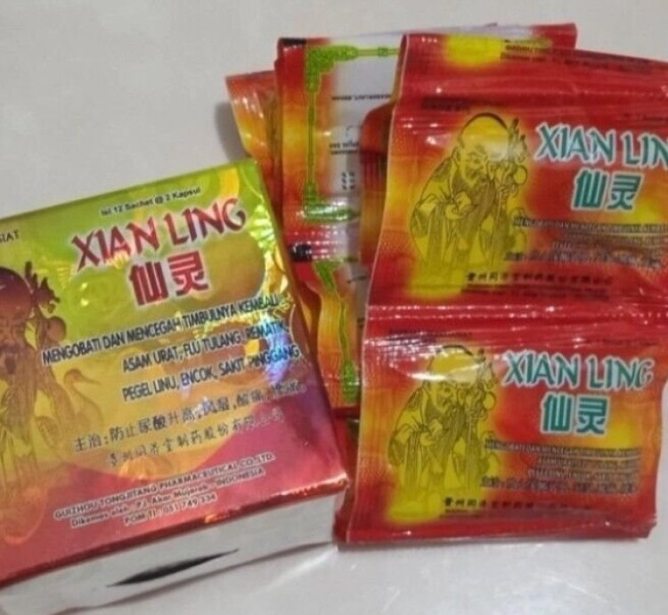 Xian Ling Herbs Rheumatismm Ghoutt Arthritiss Original 12 BOX