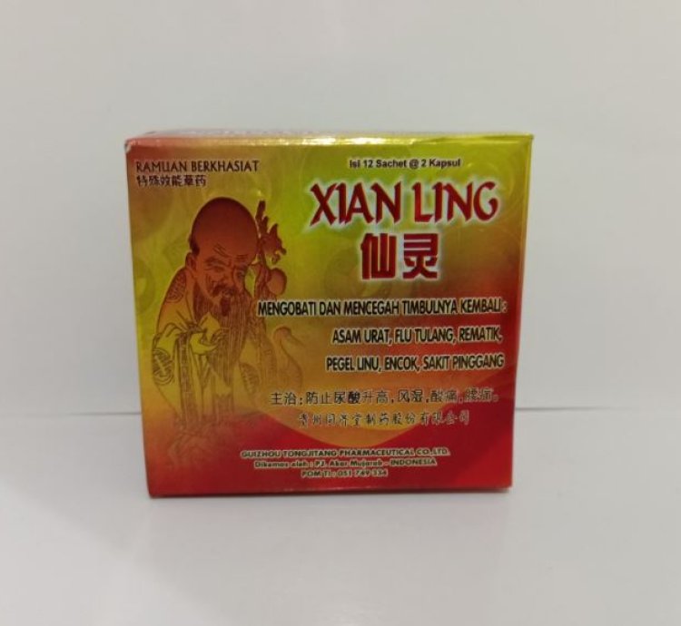Xian Ling Herbs Rheumatismm Ghoutt Arthritiss Original 60 BOX