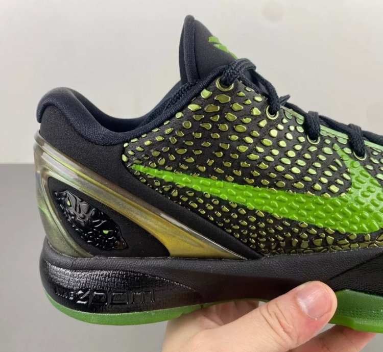Nike Kobe 6 Supreme Rice Black Gold Green 446442-301