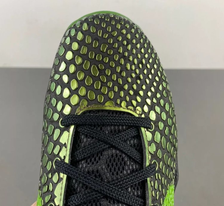 Nike Kobe 6 Supreme Rice Black Gold Green 446442-301
