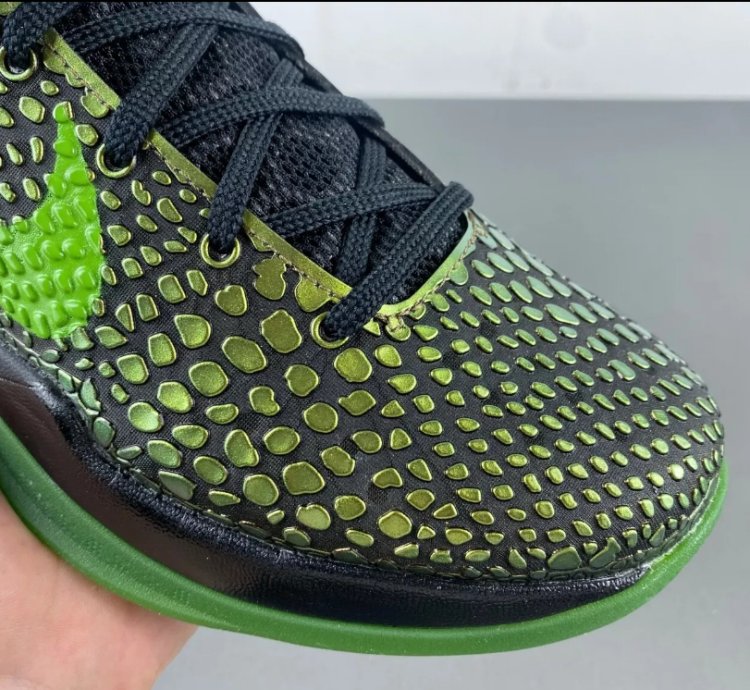 Nike Kobe 6 Supreme Rice Black Gold Green 446442-301