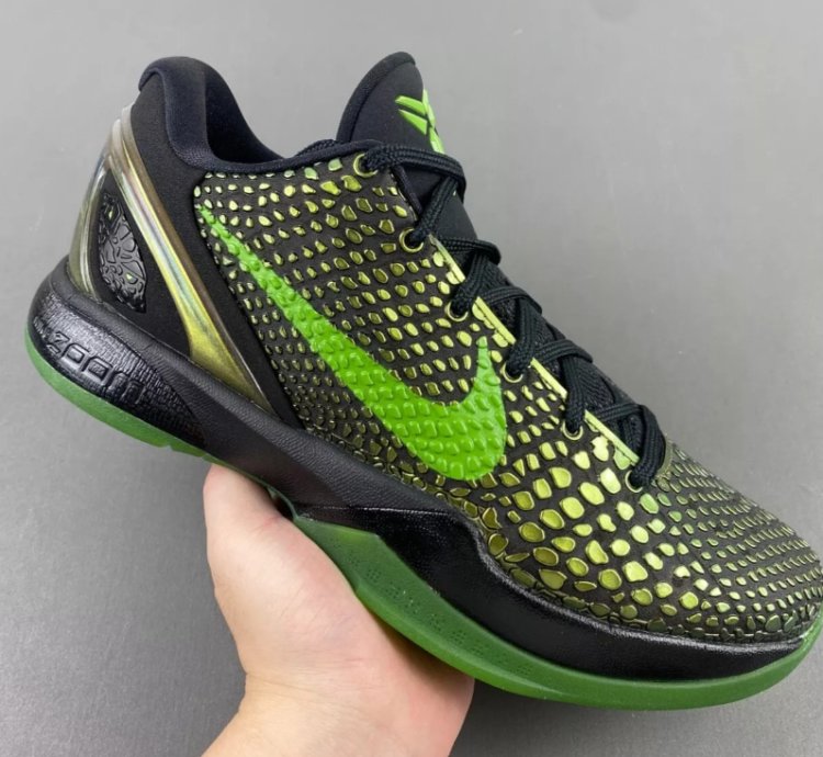Nike Kobe 6 Supreme Rice Black Gold Green 446442-301