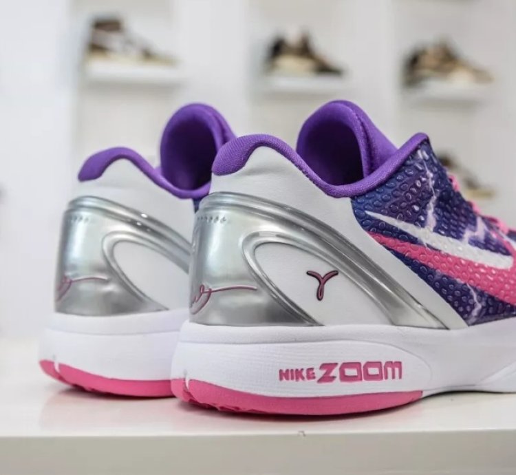 Kobe 6 Protro Purple White Silver Pink CW2190-666