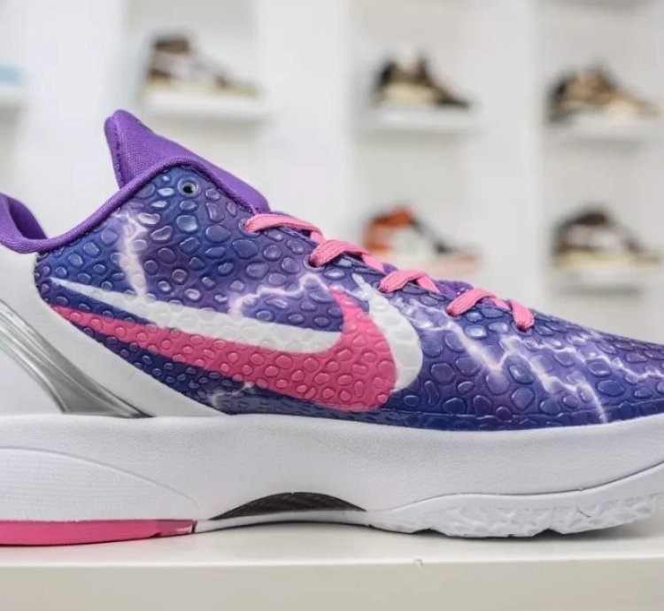 Kobe 6 Protro Purple White Silver Pink CW2190-666