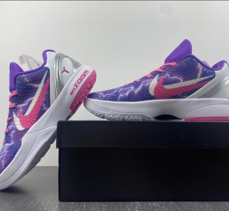 Kobe 6 Protro Purple White Silver Pink