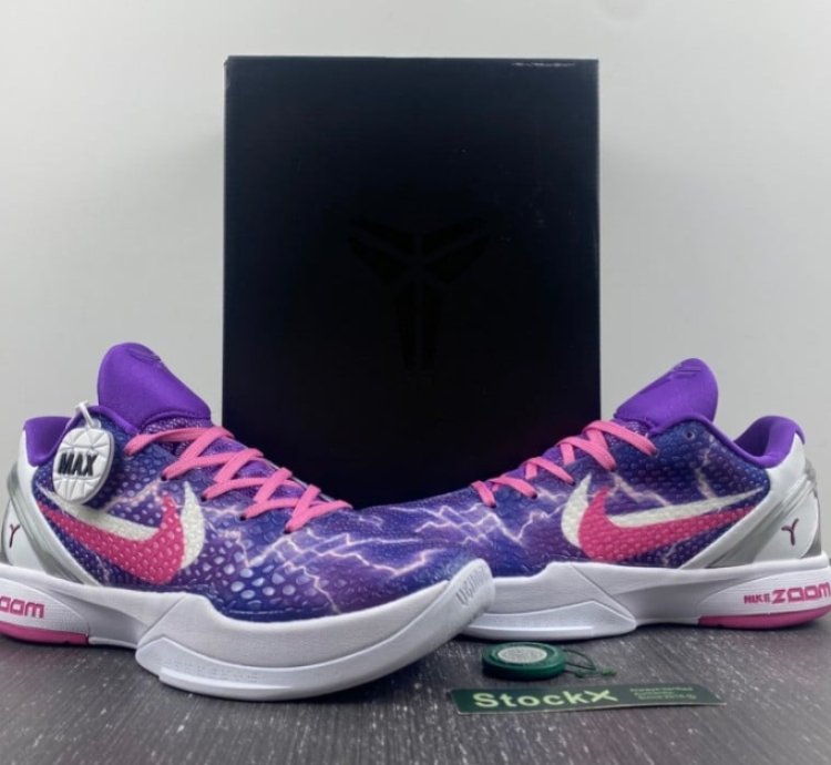 Kobe 6 Protro Purple White Silver Pink