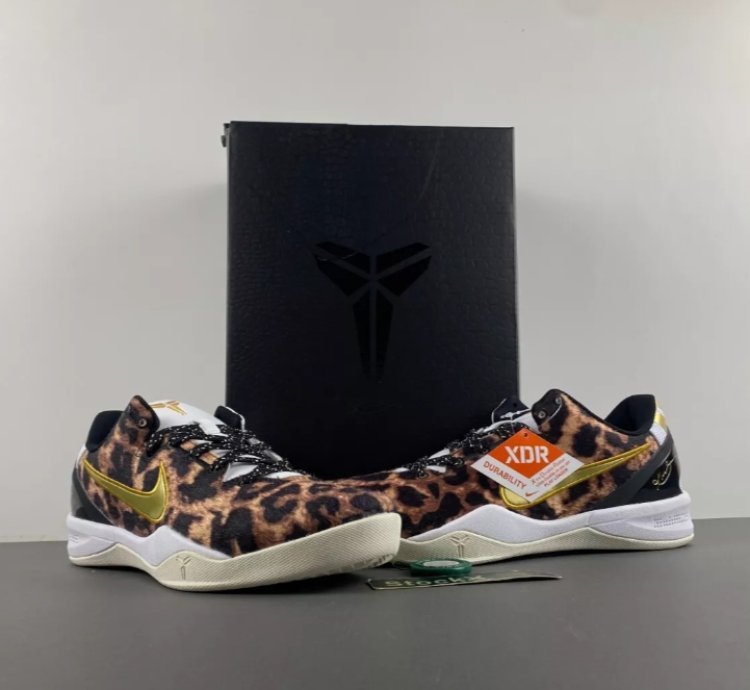 Nike Kobe 8 Protro Leopard Print Gold FJ9364-305