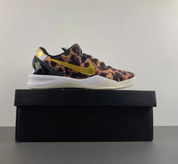 Nike Kobe 8 Protro Leopard Print Gold FJ9364-305