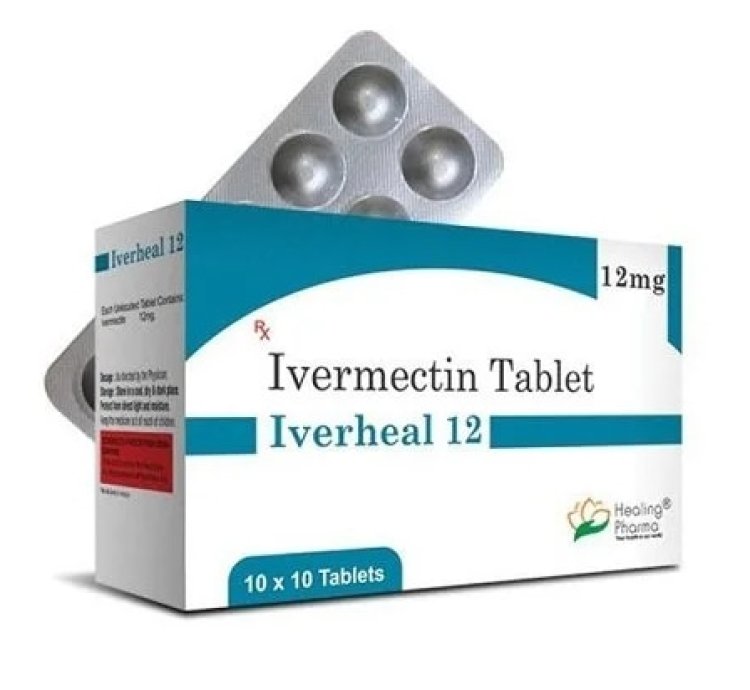Iverheal Ivermectine 12 Mg Anti Worm And Parasitic Infections 10 Pills