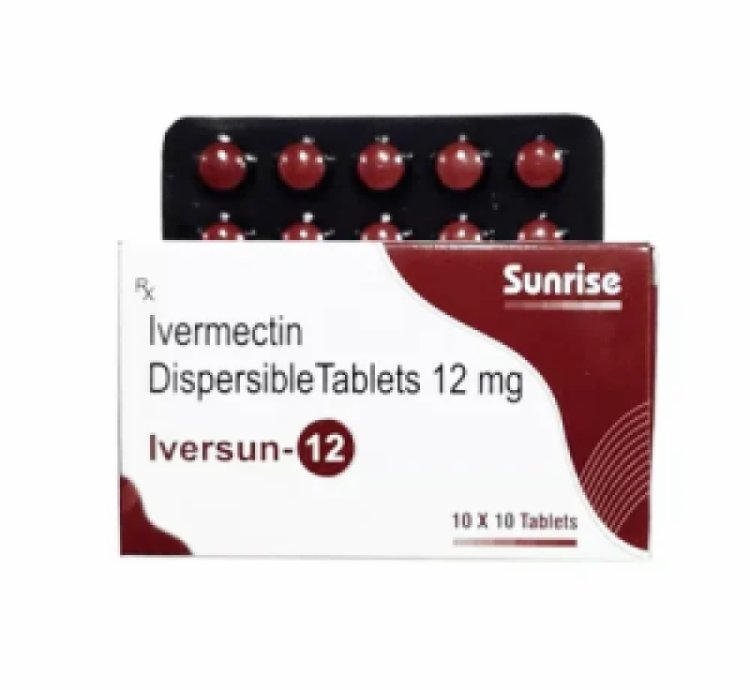 12mg tabs Ivermectine Iversun parasitic and worm infestations 10 pills