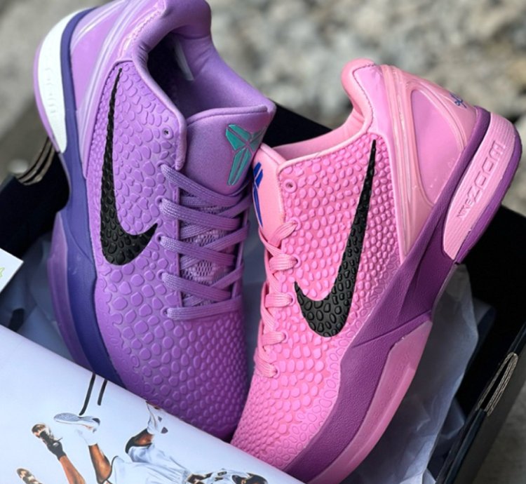 Nike Kobe 6 Protro Cotton Candy Pink Purple Colorway