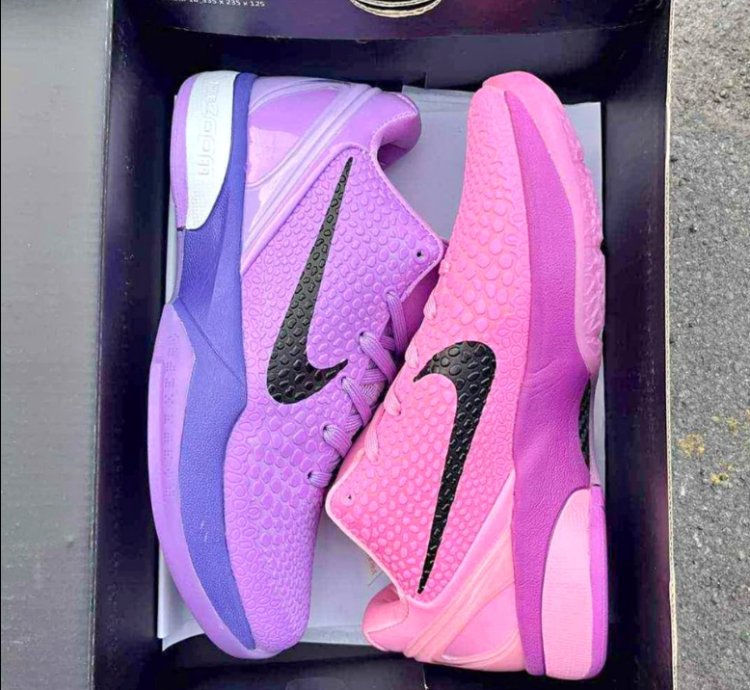 Nike Kobe 6 Protro Cotton Candy Pink Purple Colorway