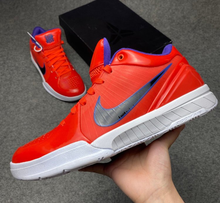 Undefeated x Nike Kobe 4 Protro Team Orange
