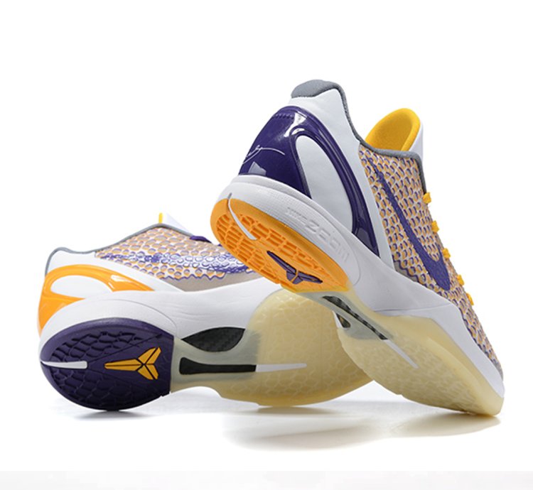 Nike Kobe 6 Protro ' 3D Lakers ' 429659-105 Sneakers