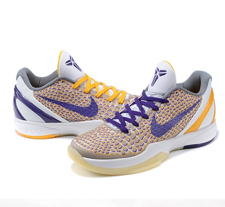 Nike Kobe 6 Protro ' 3D Lakers ' 429659-105 Sneakers