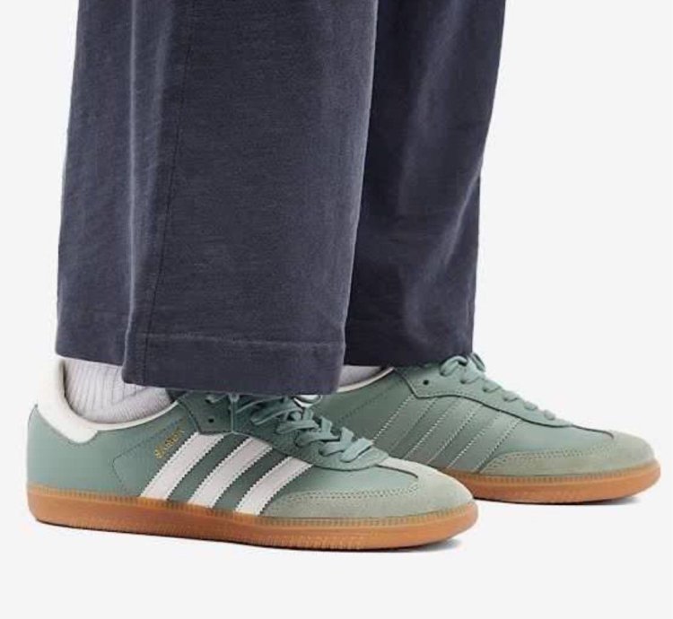 adidas Samba OG 'Silver Green Gum' - IE7011