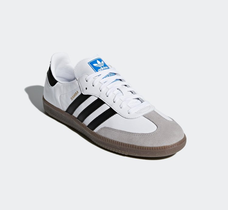 adidas shoes Samba OG 'White Clear Granite' - IG9030