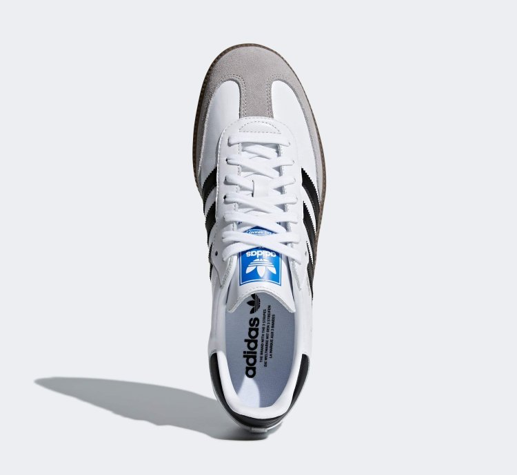 adidas shoes Samba OG 'White Clear Granite' - IG9030