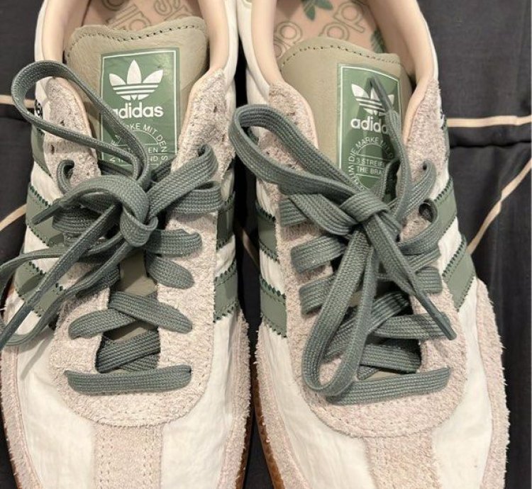 adidas shoes Samba OG 'White Silver Green' - ID0492