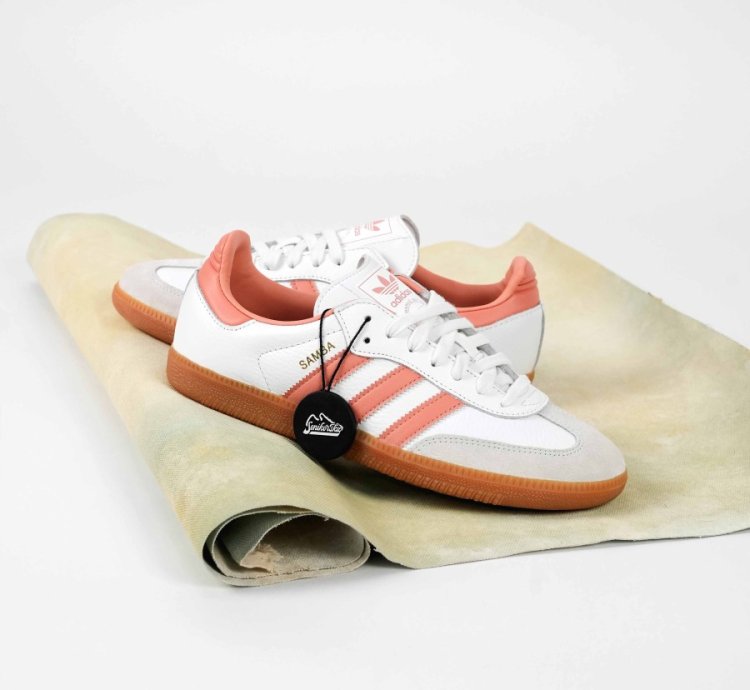adidas shoes Samba OG White Wonder Clay Gum - IG5932