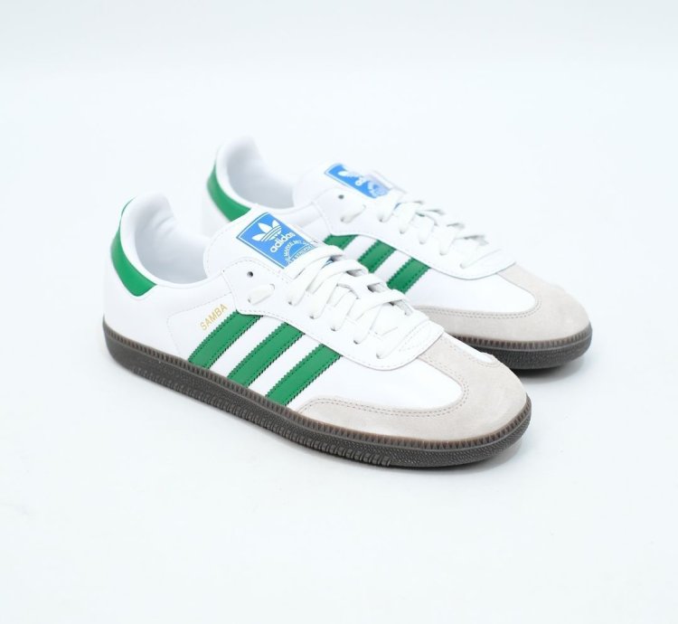 adidas shoes Samba OG 'White Green' - IG1024