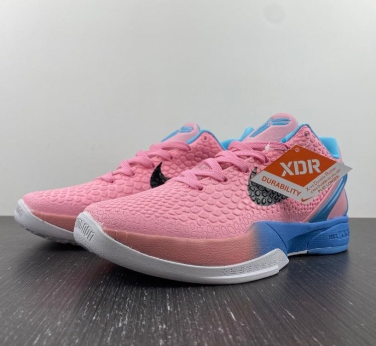 Kobe 6 Protro Pinkfire Blue Black-White