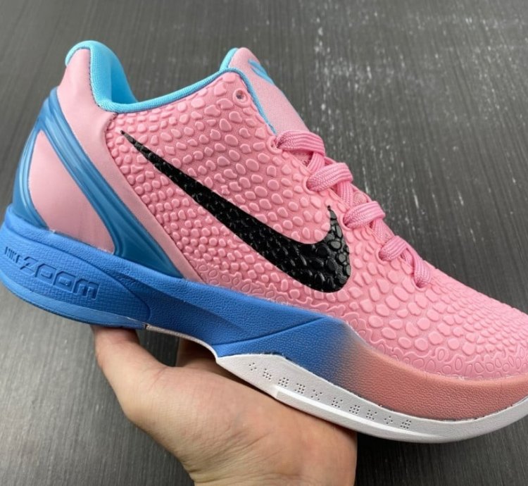 Kobe 6 Protro Pinkfire Blue Black-White