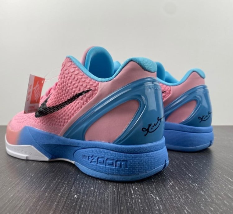 Kobe 6 Protro Pinkfire Blue Black-White