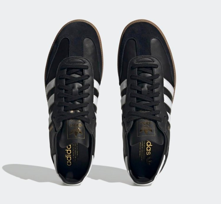 adidas shoes Samba Decon Black White Gum - IF0641