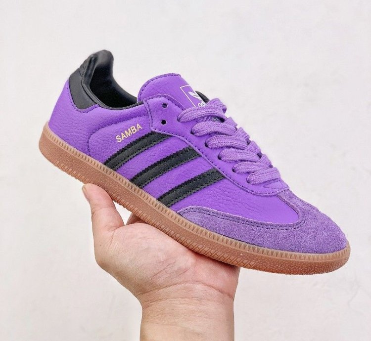adidas shoes Samba OG 'Shadow Violet Gum' - IE7012