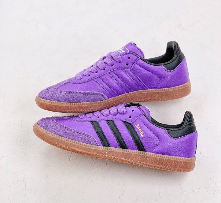 adidas shoes Samba OG 'Shadow Violet Gum' - IE7012